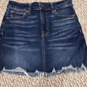 American Eagle Outfitters Dark Blue Denim Mini Skirt